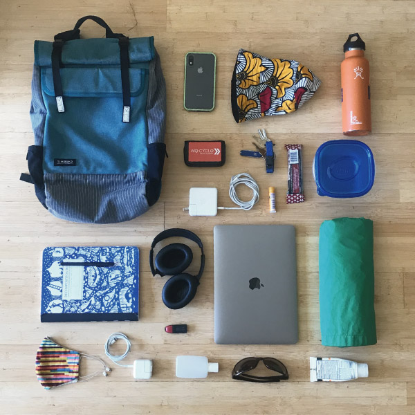 Ideal contents of cycling bag