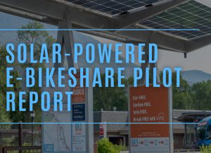 Solar Powered E-bikeshare report cover screenshot